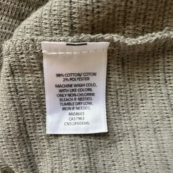 CASLON light gray ribbed 3/4 sleeve sweater dress size Medium - Picture 7 of 8